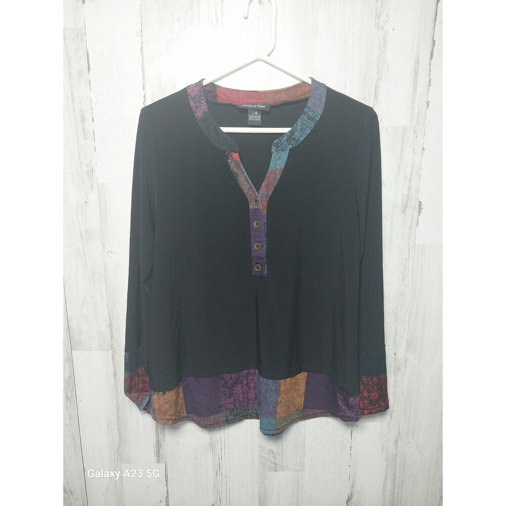 Michael Tyler Women’s Large Multicolor Tunic Top